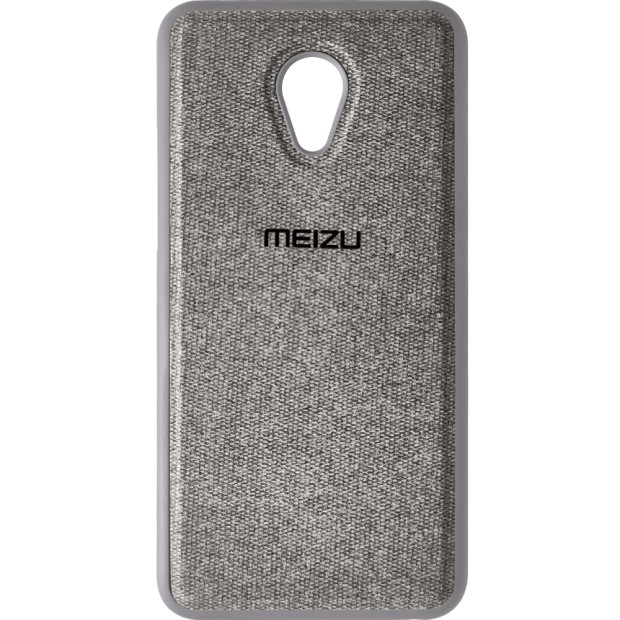 Силикон Textile Meizu M5 (Серый)