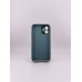 Силикон Original RoundCam Case Apple iPhone 12 Mini (73) Forest Green