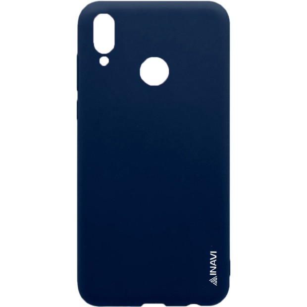 Силиконовый чехол iNavi Color Huawei Honor 8X (Темно-синий)