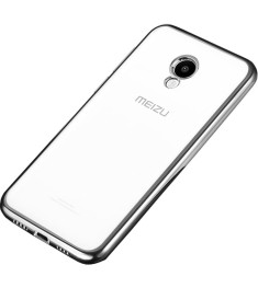 Силиконовый чехол UMKU Line Meizu M5c (Серый)