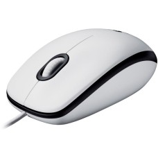 Мышь проводная Logitech M100 (910-005004) (Белый)