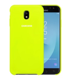Силикон Original Case Logo Samsung Galaxy J5 (2017) J530 (Лайм)