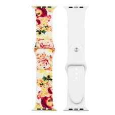 Ремешок Print Apple Watch 38 / 40 mm (Flowers 2)