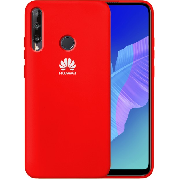 Силикон Original 360 Case Logo Huawei P40 Lite E (Красный)