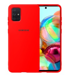 Силикон Original 360 Case Logo Samsung Galaxy A71 (2020) (Красный)