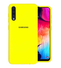 Силикон Original Case Samsung Galaxy A30s / A50 / A50s (2019) (Жёлтый)