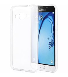 Силиконовый чехол WS Samsung Galaxy J1 (2016) J120 (Белый матовый)