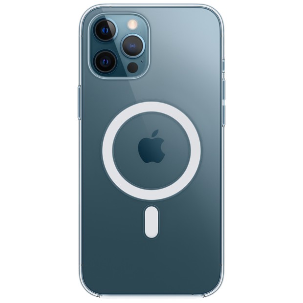 Чехол Clear Case with MagSafe Apple iPhone 12 Pro Max (Прозрачный)