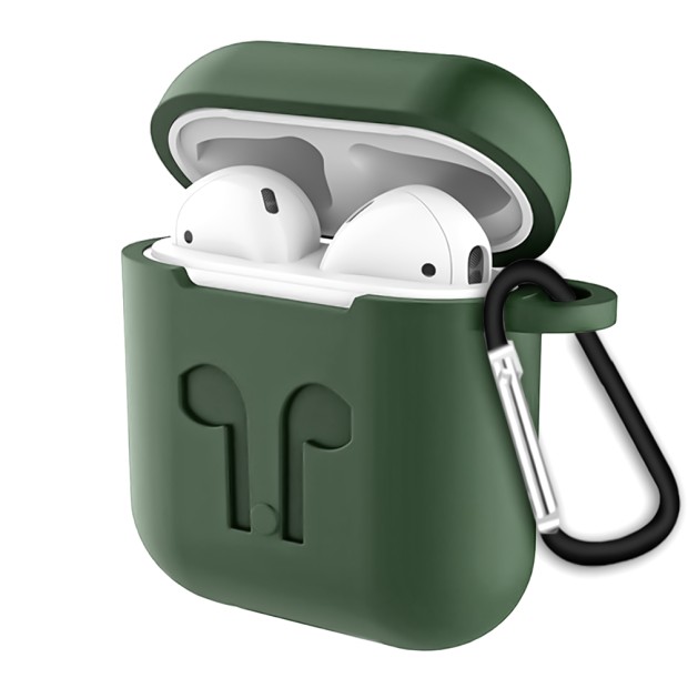 Чехол для наушников Full Silicone Case Apple AirPods (03) Dark Olive