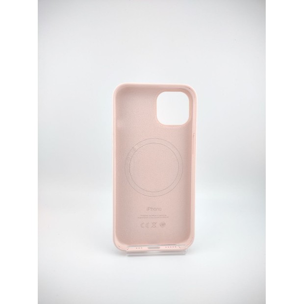 Чехол Silicone Case with MagSafe Apple iPhone 14 (Chalk Pink)