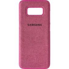Силикон Textile Samsung Galaxy S8 (Розовый)