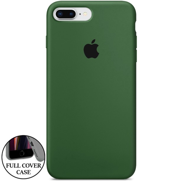 Силикон Original Round Case Apple iPhone 7 Plus / 8 Plus (52) Olive