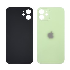 Заднее стекло корпуса для Apple iPhone 12 Light Green (светло-зелёное) (Big hole)