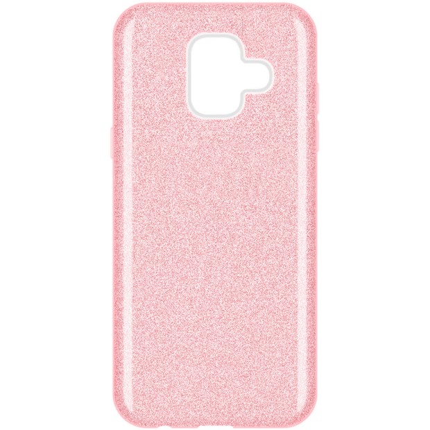 Силікон Glitter Samsung Galaxy A6 (2018) A600 (Рожевий)