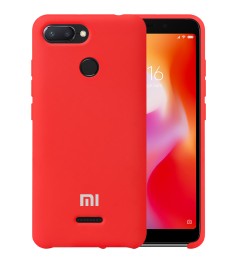 Силикон Original Case Xiaomi Redmi 6 (Красный)