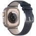 Ремешок Dux Leather Apple Watch 42 / 44 / 45 / 49mm (Blue) Ремешок Dux Leather Apple Watch 42 / 44 / 45 / 49mm (Blue)