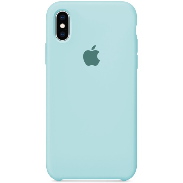 Силиконовый чехол Original Case Apple iPhone XS Max (21) Turqouise