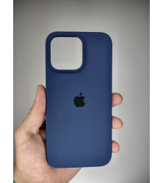 Силикон Original Round Case Apple iPhone 15 Pro Max (32) Deep Navy