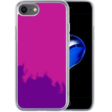 Чехол Aquarium Color Sand Apple iPhone 7 / 8 / SE (2020) (Фиолетовый)