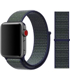 Ремешок Nylon Apple Watch 38 / 40 mm (Сине-зелёный)