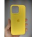 Силикон Original Round Case Apple iPhone 15 Pro Max (13) Yellow