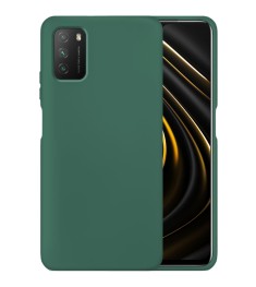 Силикон Original 360 Case Xiaomi Poco M3 (Тёмно-зелёный)