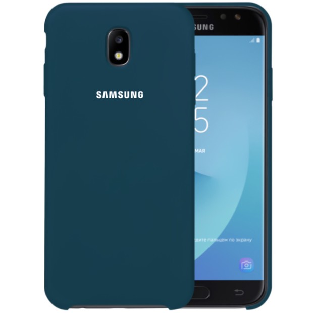 Силикон Original Case Samsung Galaxy J5 (2017) J530 (Сине-зелёный)