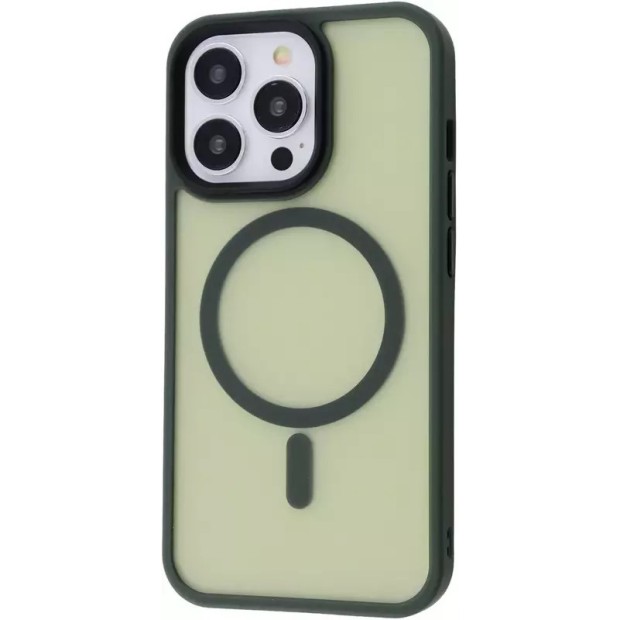 Чехол WAVE Matte Insane Case with MagSafe iPhone 13 Pro Max (Green)