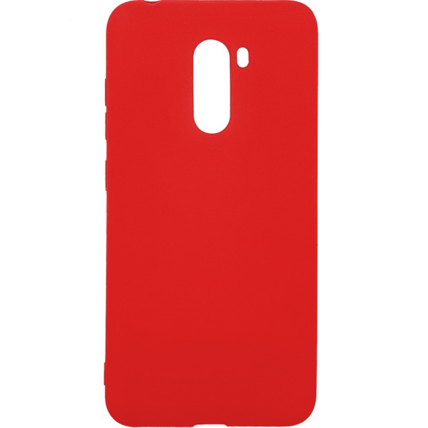 Чехол Силикон iNavi Color для Xiaomi Pocophone F1 (красный)
