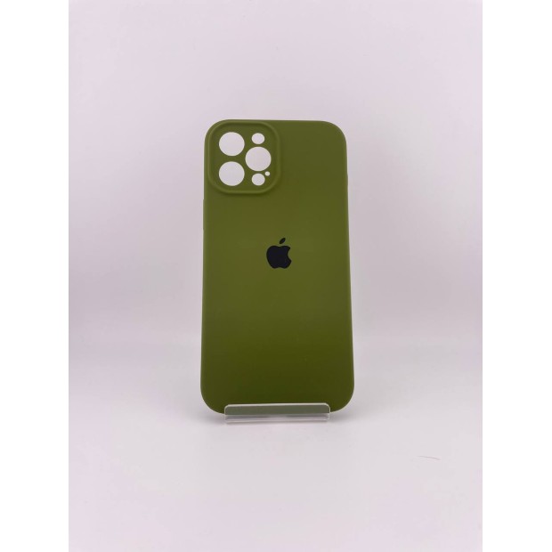 Силикон Original RoundCam Case Apple iPhone 12 Pro Max (46) Deep Green