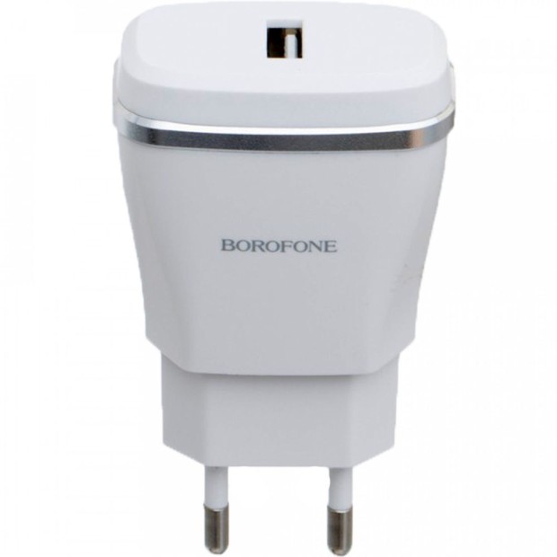 СЗУ-адаптер USB Borofone BA2 2 USB 2.4A (Белый)
