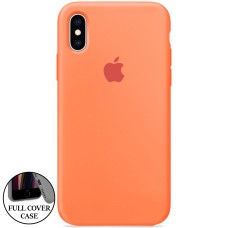 Силикон Original Round Case Apple iPhone XS Max (11) Peach