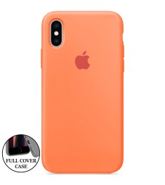 Силикон Original Round Case Apple iPhone XS Max (11) Peach