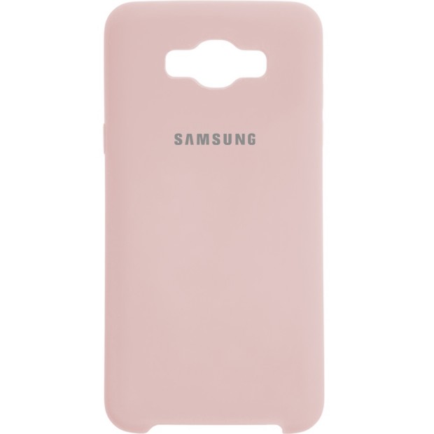 Силиконовый чехол Original Case Samsung Galaxy J7 (2016) J710 (Пудра)