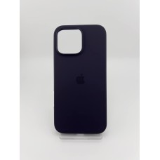 Силикон Original Round Case Apple iPhone 16 Pro Max (72) Eggplant