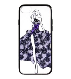 Силиконовый чехол Pattern Apple iPhone 6 / 6s (Чёрный)