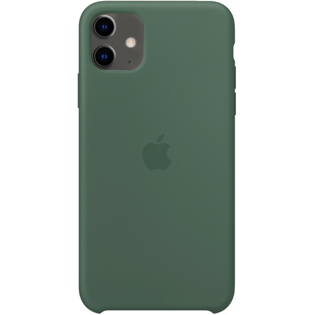 Силиконовый чехол Original Case Apple iPhone 11 (55) Blackish Green