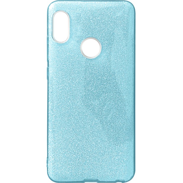 Силикон Glitter Xiaomi Redmi Note 5 / Note 5 Pro (Голубой)