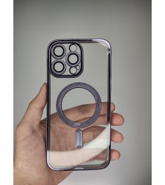 Чехол UMKU Shining with MagSafe Apple iPhone 14 Pro Max (Dark Purple)
