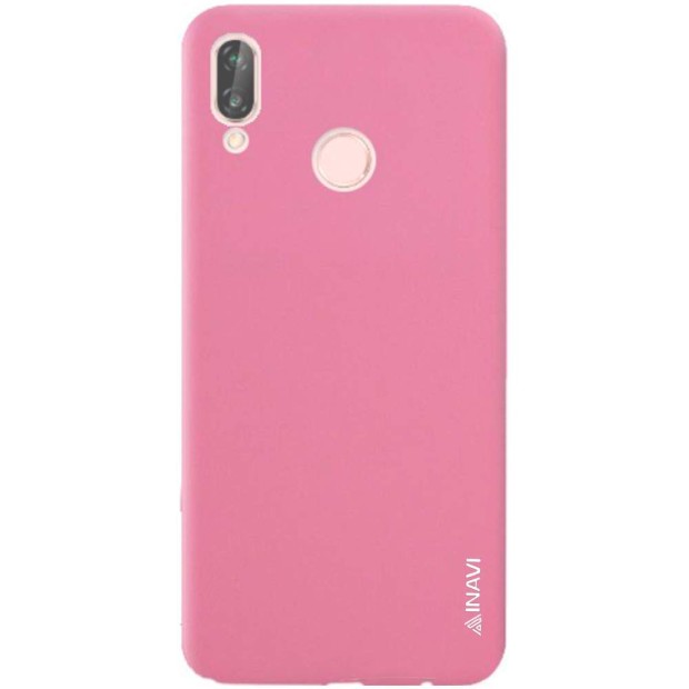 Силиконовый чехол iNavi Color Huawei P20 Lite (розовый)