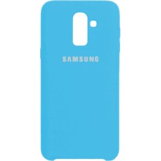 Силиконовый чехол Original Case Samsung Galaxy J8 (2018) J810 (Голубой)
