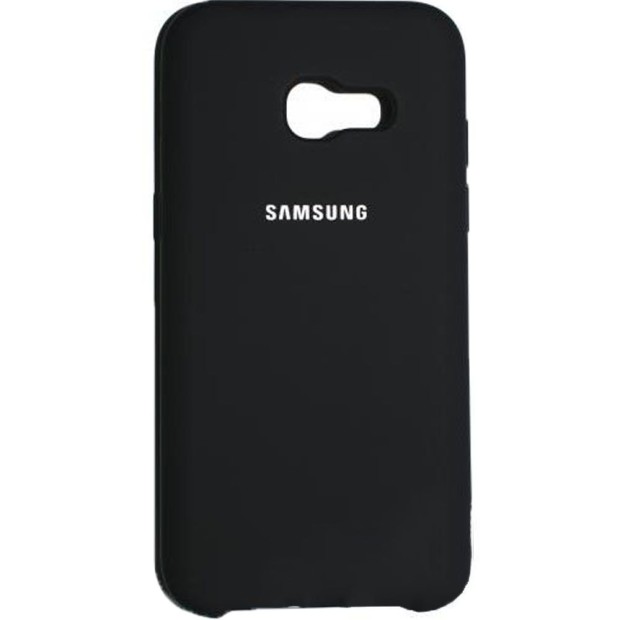 Силиконовый чехол Original Case Samsung Galaxy A7 (2017) A720 (Чёрный)