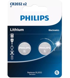 Батарейка Phillips Lithium CR 2032 (2шт) DT