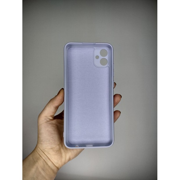 Силикон Original 360 ShutCam Case Samsung Galaxy A04E (2022) (Фиалковый)