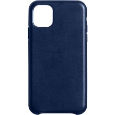 Чехол Leather Case for Apple IPhone 11 (Midnight Blue)