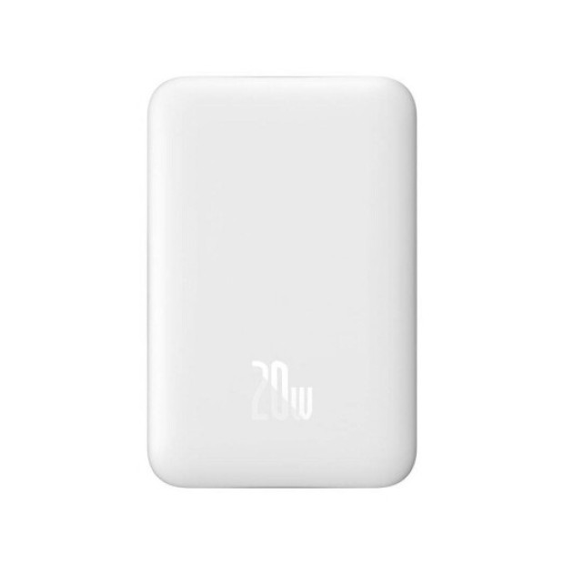 Беспроводной аккумулятор Baseus Magnetic Mini 20W 10000mAh (White)