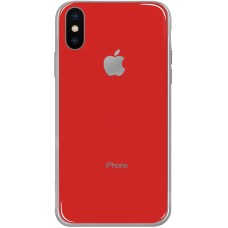 Силиконовый чехол Zefir Case Apple iPhone X / XS (Красный)