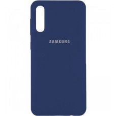Силиконовый чехол Original Case Samsung Galaxy A70 (2019) (Тёмно-синий)