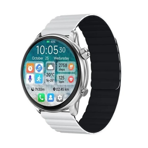 Смарт-часы iMiLab iMiki TG2 Magnetic Strap Amoled (Calling Version) Silver