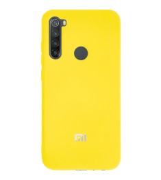 Силикон Original Case (HQ) Xiaomi Redmi Note 8 (Желтый)